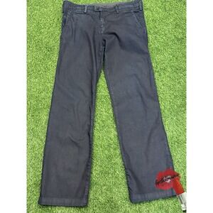 G-STAR Raw Pants Mens 31 x 34 Dark Blue Denim Trousers‎ Zip Fly Casual Low Rise